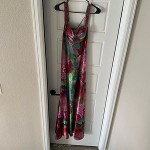 Faviana Couture Beaded Multicolor Dress